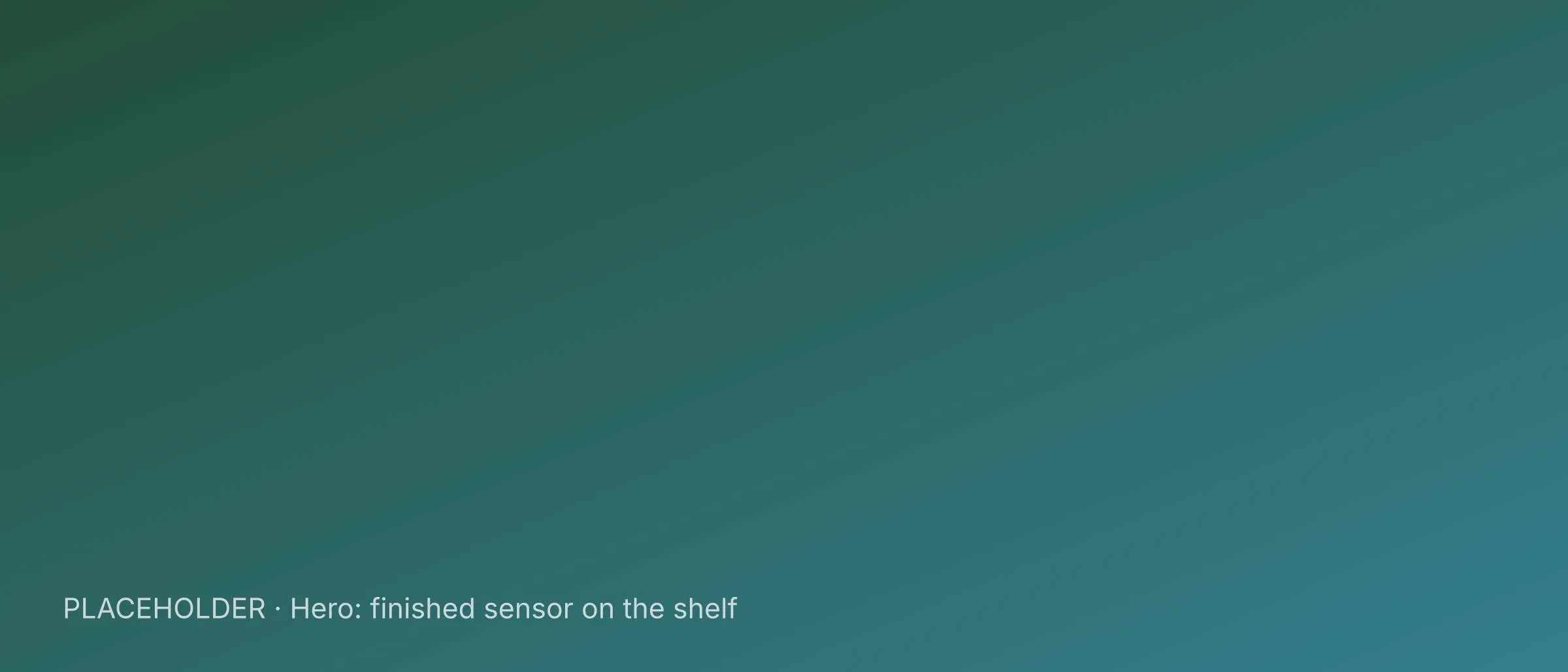 The finished presence sensor mounted on a desk shelf